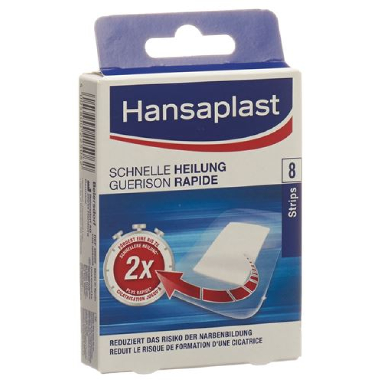 Elastoplast Strisce di Guarigione Rapida 8 pz