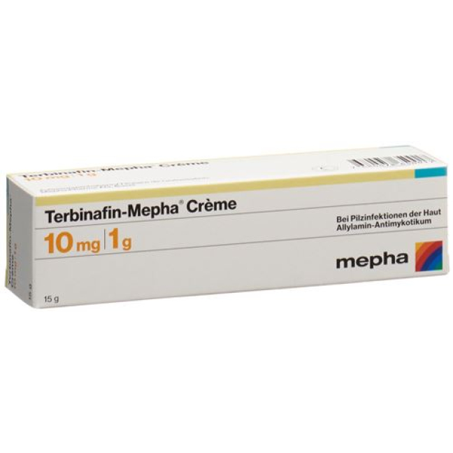 Terbinafine cream Mepha Tb 15 g