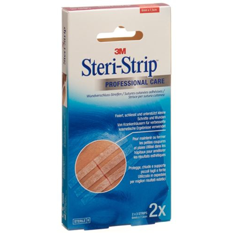 3M Steri Strip Blendtone 6x75 мм натуральный 2 x 3 шт.