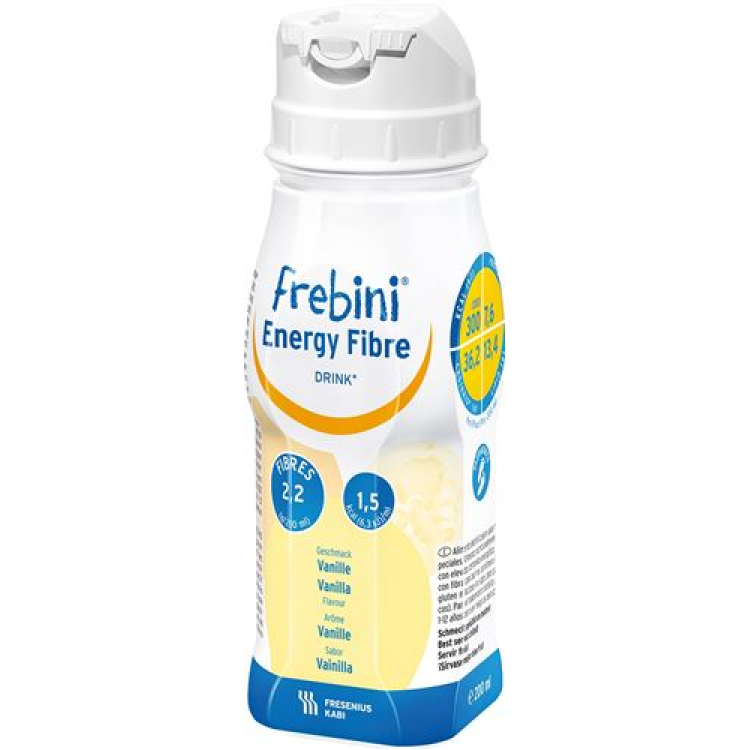 Frebini Energy Fiber DRINK Vanilla 4 Fl 200 მლ