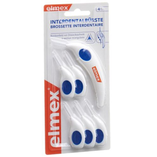 elmex interdental brushes 4mm 6 pcs
