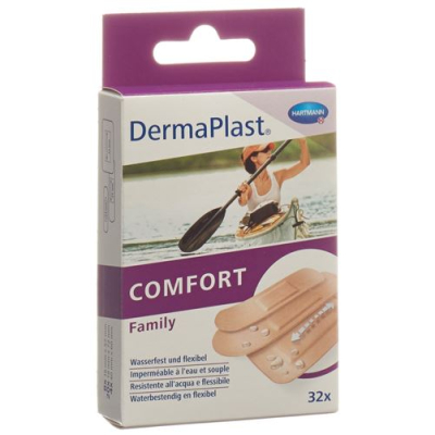 Dermaplast comfort family strip дупе 32 бр