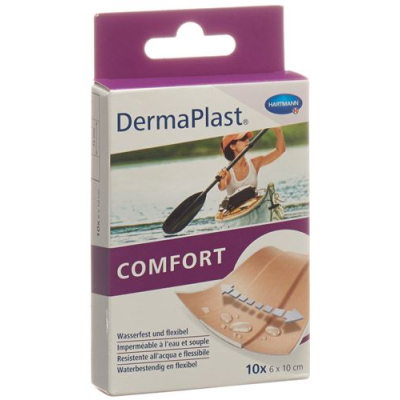 Dermaplast comfort schnellverb 6cmx10cm 10 szt