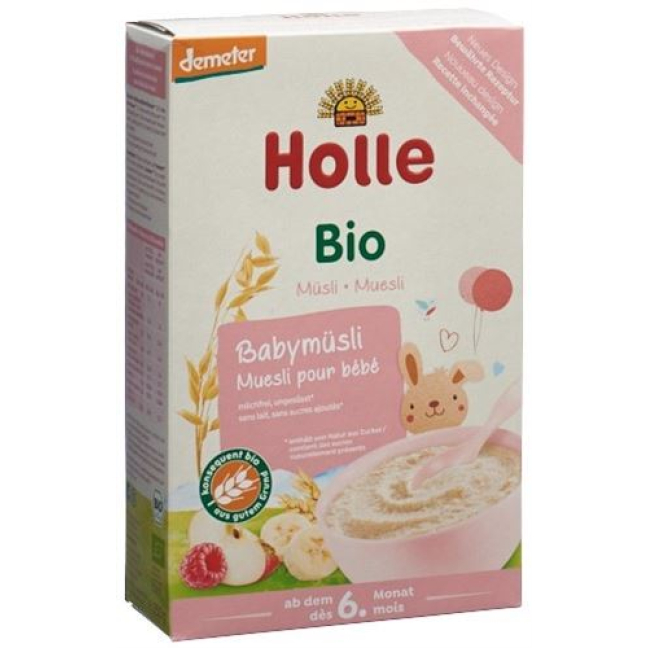 Holle מזון לתינוקות Babymüesli Bio 250 גרם