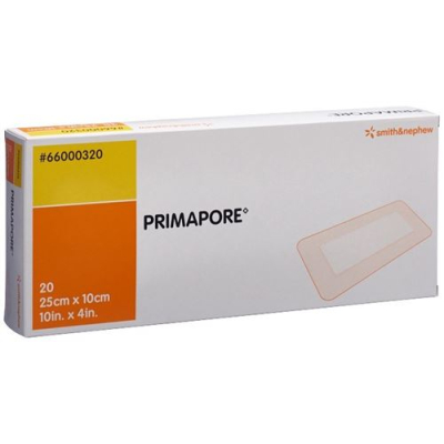 Primapore sårbandage 25x10cm steril 20 stk