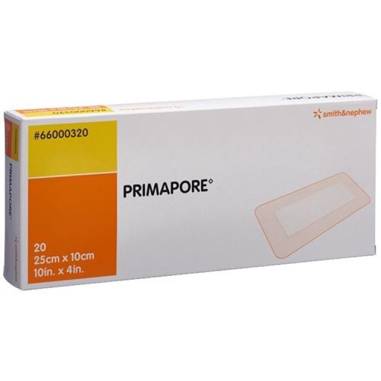 Primapore Wound Dressing 25x10cm Sterile 20 pcs