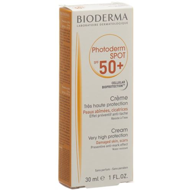 Bioderma Photoderm Spot Crème Solbeskyttelsesfaktor 50 + 30 ml