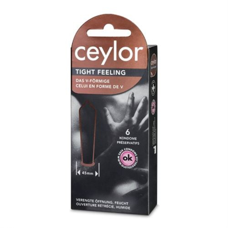 Ceylor Tight Feeling Prezervativləri 6 ədəd