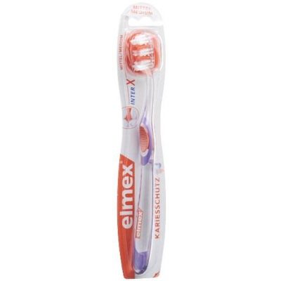 elmex CARIES PROTECTION InterX medium toothbrush