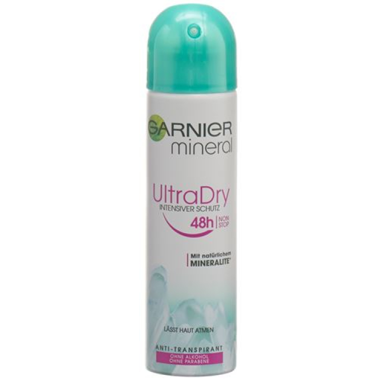 GARNIER MINERAL Déodorant Spray Ultra Sec 150 ml