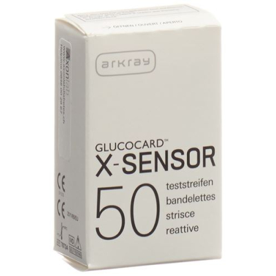 បន្ទះតេស្ត glucocard x-sensor 50 កុំព្យូទ័រ