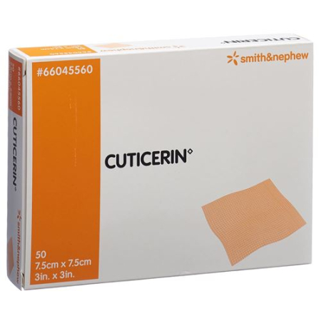 Cuticerin ointment compress 7.5x7.5cm 50 pcs