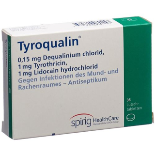Tiroqualin pastilhas 36 unidades
