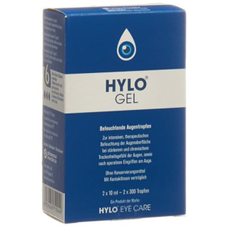 Hylo-Gel Gtt Opht 0.2% 2 x 10ml