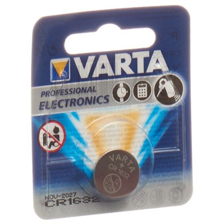 VARTA batareyası CR1632 Litium 3V