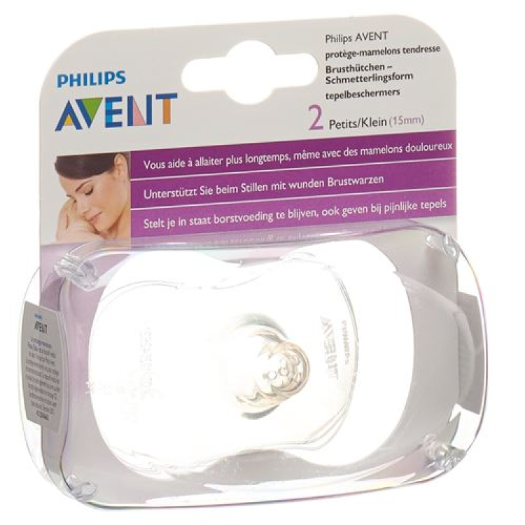 AVENT PHILIPS ក្បាលដោះមេអំបៅតូច 2 ភី