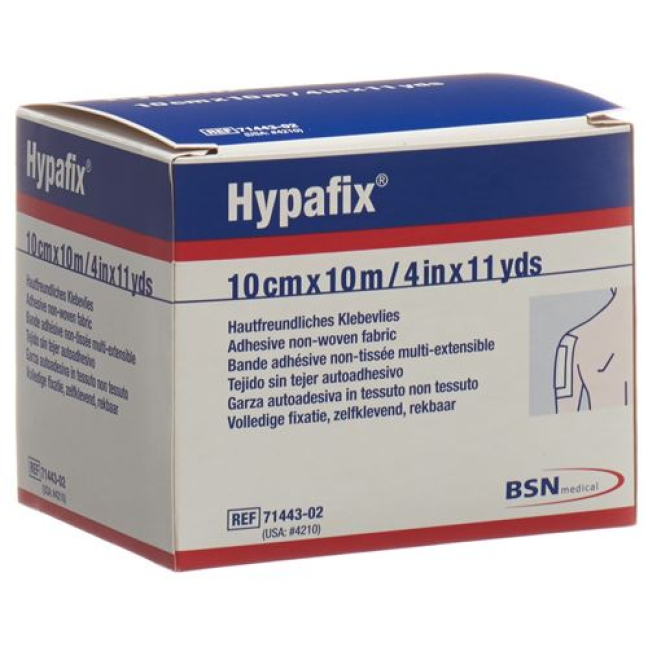 Papel adhesivo Hypafix de 10cmx10m