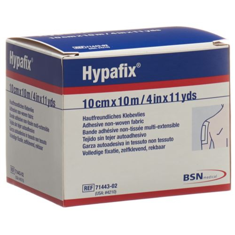 Hypafix selvklebende fleece 10cmx10m rolle