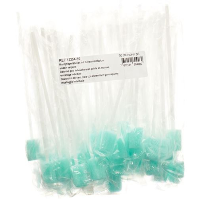 Pepco oral care sticks foam individually wrapped 50 x