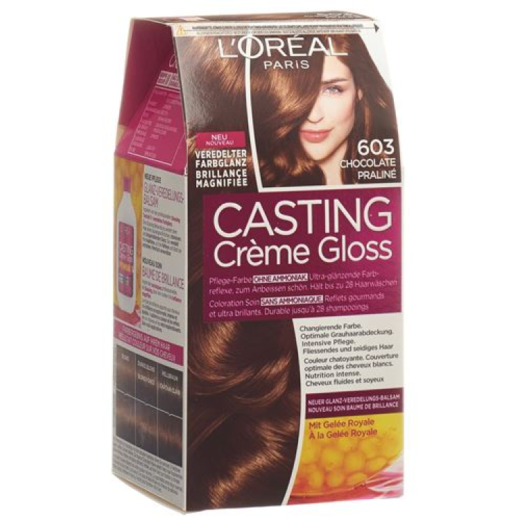 Gjutning Creme Gloss Golden Chocolates 603 pralin