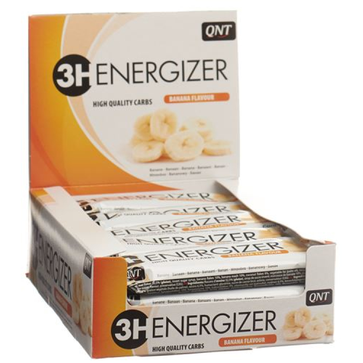 QNT 3H Energizer Bar Banana 15 x 80 გ