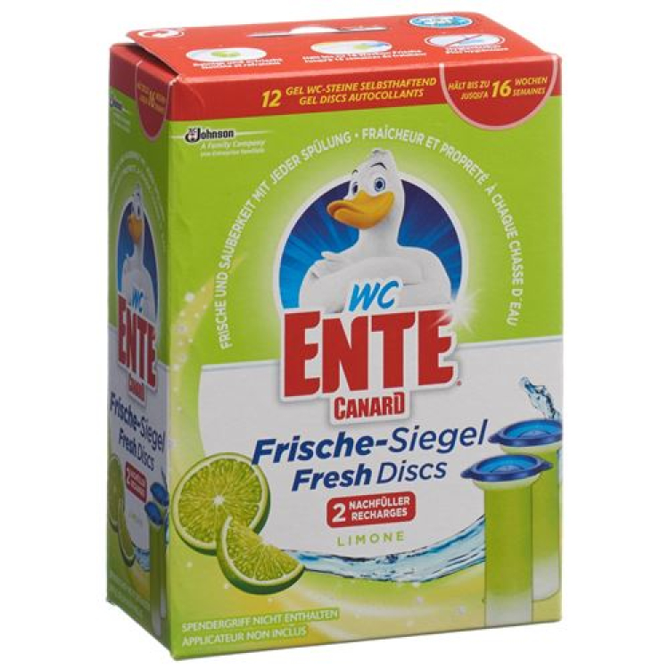 WC-ENTE Fresh Seal utántöltő citrom 2 x 36 ml