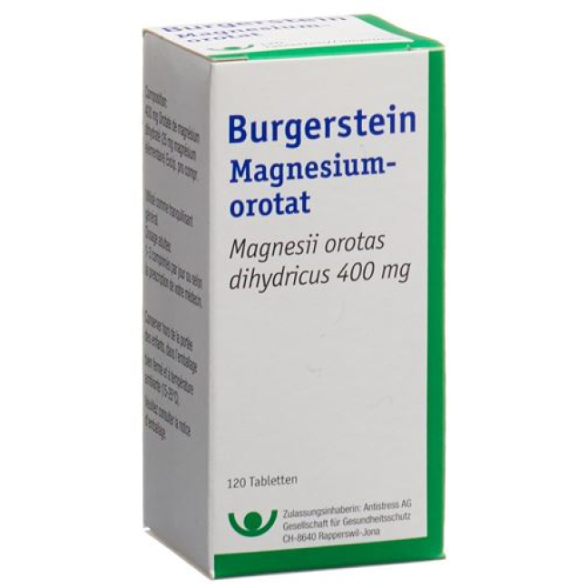 Burgerstein Magnesium Orotate 120 טבליות