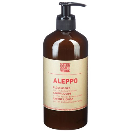 NaturKraftWerke Aleppo tekuté mydlo 500 ml