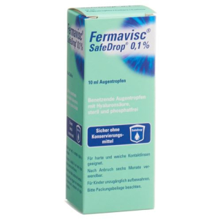 Fermavisc SafeDrop Gtt Opht 0.1% Fl 10ml
