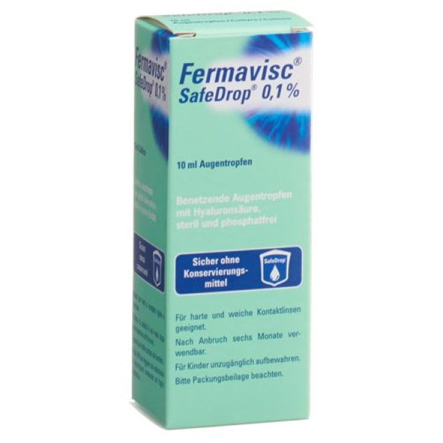 Fermavisc Safe Drop Hyaluronic Acid Eye Drops