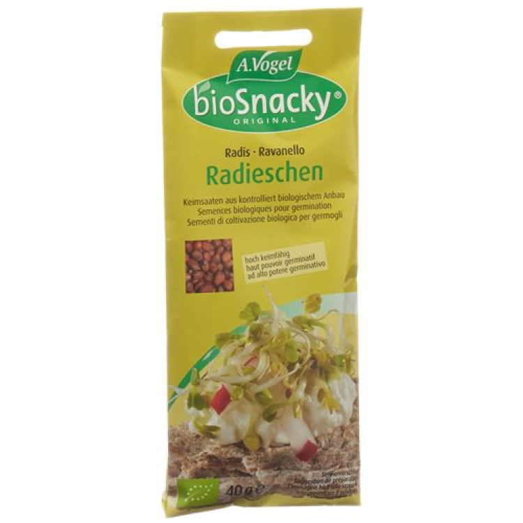 Ekologiškos ridikėlių sėklos Vogel Biosnacky 40 g