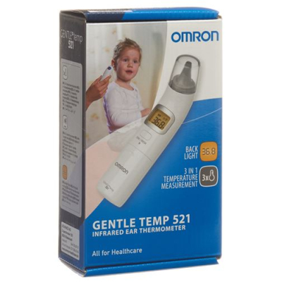 Ušný teplomer omron gentle temp 521