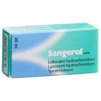 Sangerol dosering oral spray mynte uden sukker 20ml