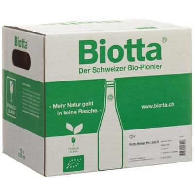 Biotta Mango Mix Bio 12 Fl 250 мл