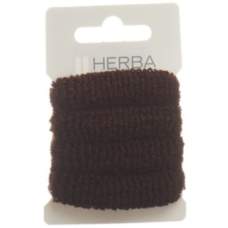 Herba մազերի կապը 4սմ շագանակագույն շագանակագույն 4 հատ