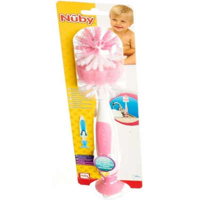 Nuby Bottle Brush Premium incl. teat brush. with suction cup