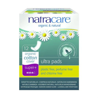 Natracare absorventes higiênicos Ultra Super Plus 12 peças