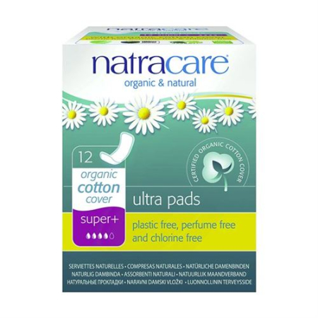 Natracare Sanitary Napkins Ultra Super Plus 12 pieces