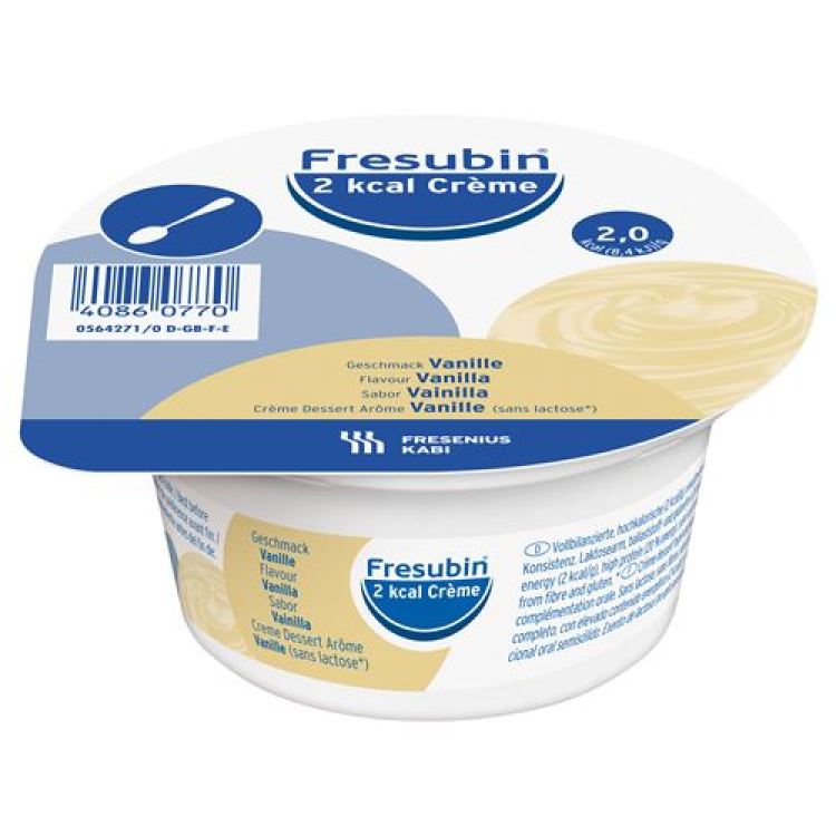 Fresubin 2 kcal Crème Vanille 4 x 125 g