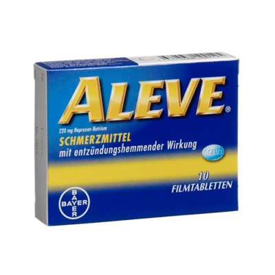 Aleve film-coated tablets 220 mg 12 бр