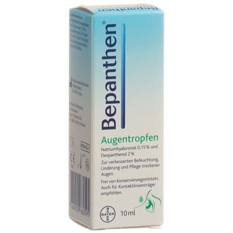 Bepanthen szemcsepp üveg 10 ml