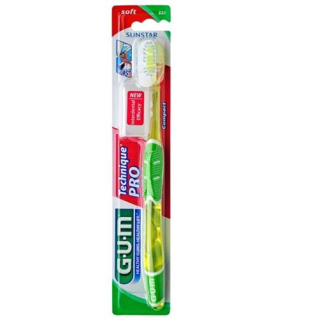 GUM SUNSTAR TECHNIQUE PRO cepillo de dientes compacto suave