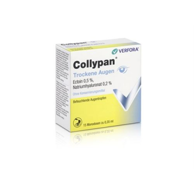 Collypan dry eyes eye drops 15 monodoseos 0,35 ml