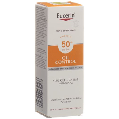 Eucerin SUN SUN Oil Control Gélový krém proti lesku SPF50 + 50 ml