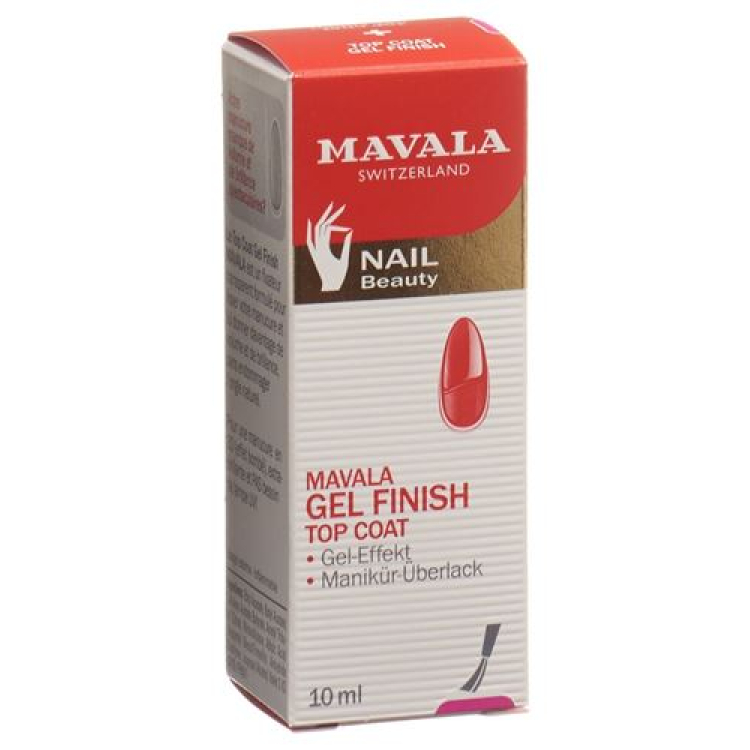 Mavala topplakk gel finish 10 ml