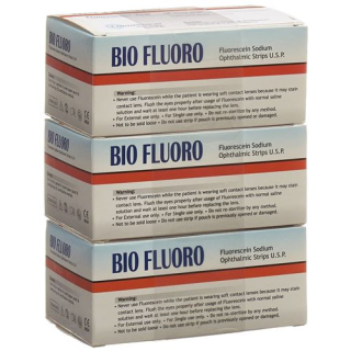 Očné pásiky Biofluoro Fluorescein 300 ks