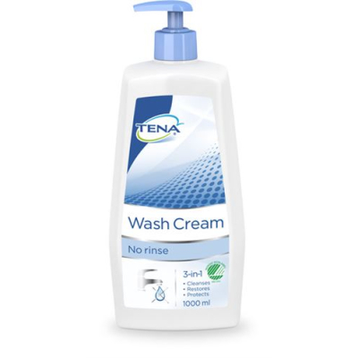 Tena wash cream fl 1000 ml