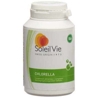 Soleil vie chlorella 500 mg tabletter från ekologisk hydroponic 180 st