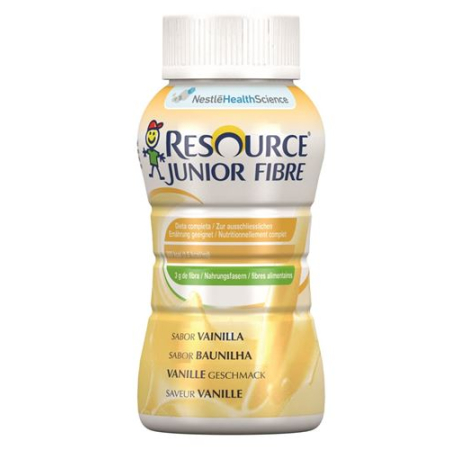 Resource Junior Fiber vanilje 4 Fl 200 ml