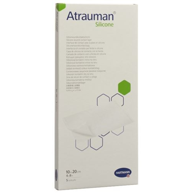 Buy Atrauman Silicone 10x20cm sterile 5 pcs Online